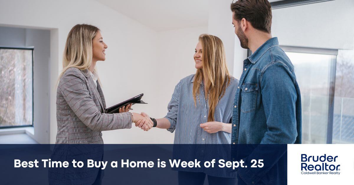 Best Time to Buy a Home is Week of Sept. 25